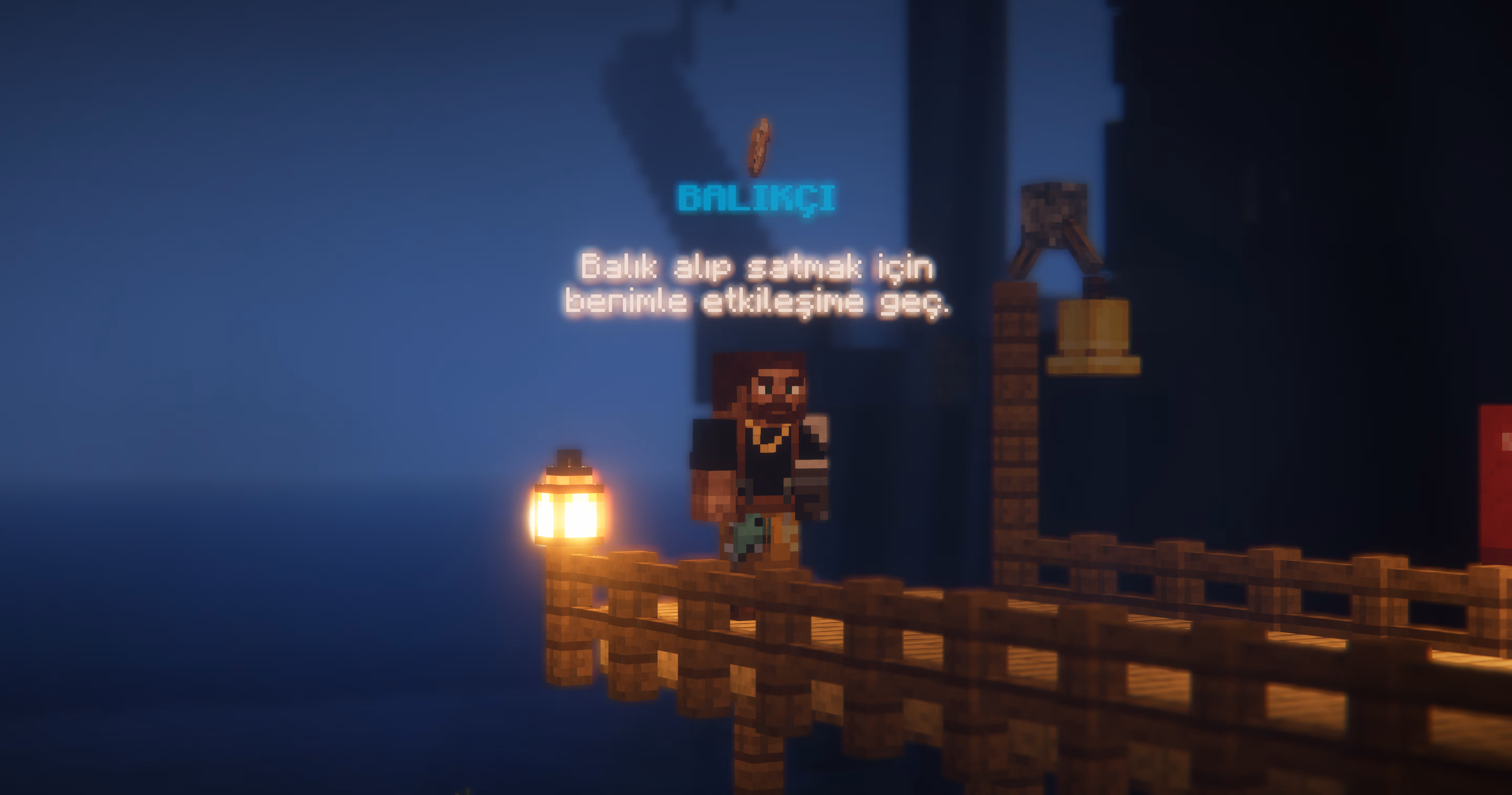 Skyblock sunucusundaki balıkçı