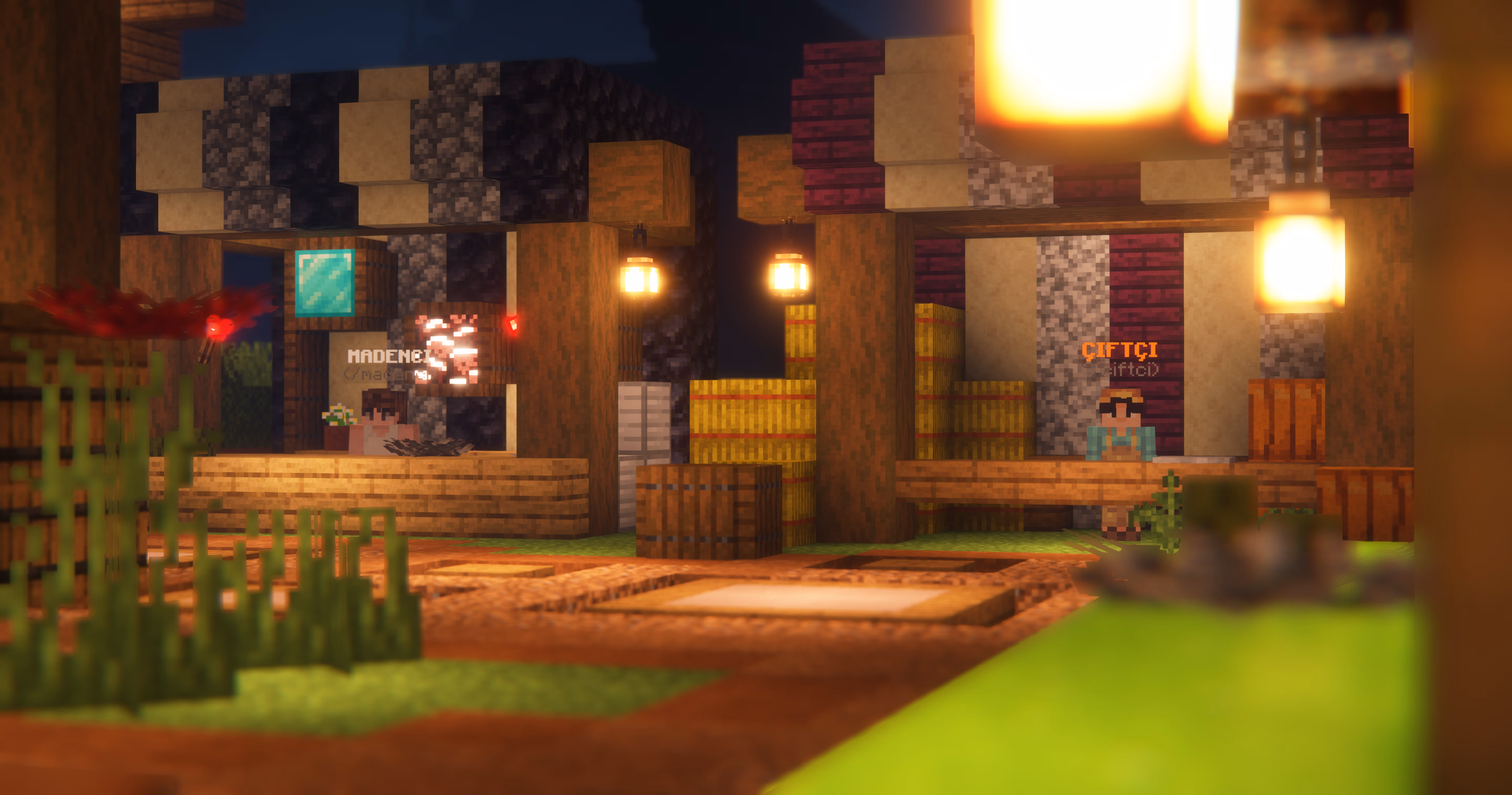 Skyblock sunucusundaki köylü takas sistemi